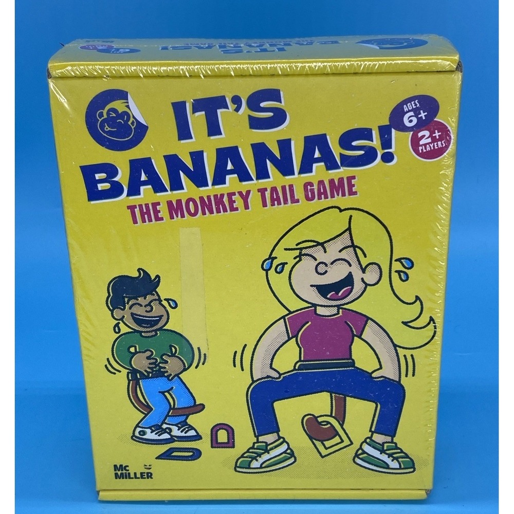 It's Bananas The Monkey Tail Game for Kids and Tipsy Adults, Family Fun New